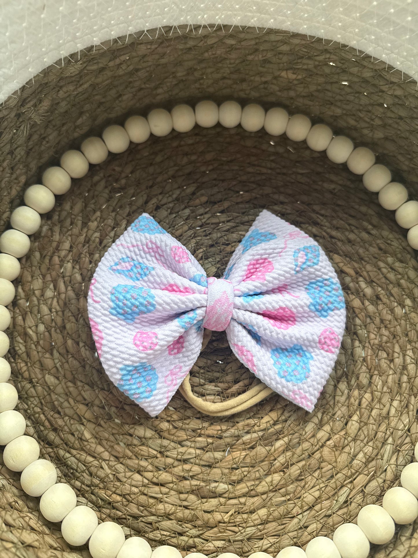 Pastel Seashells Bow