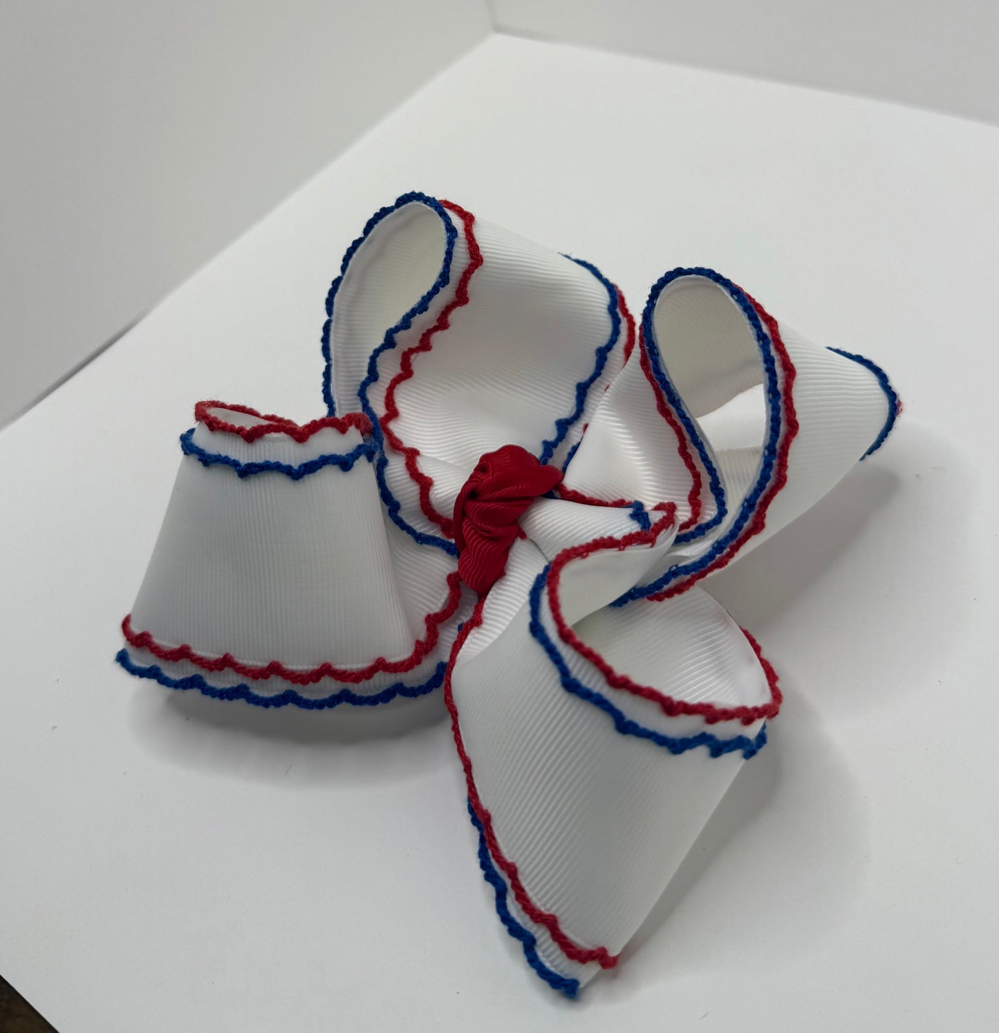 RWB Moonstitch - 5 inch Bow
