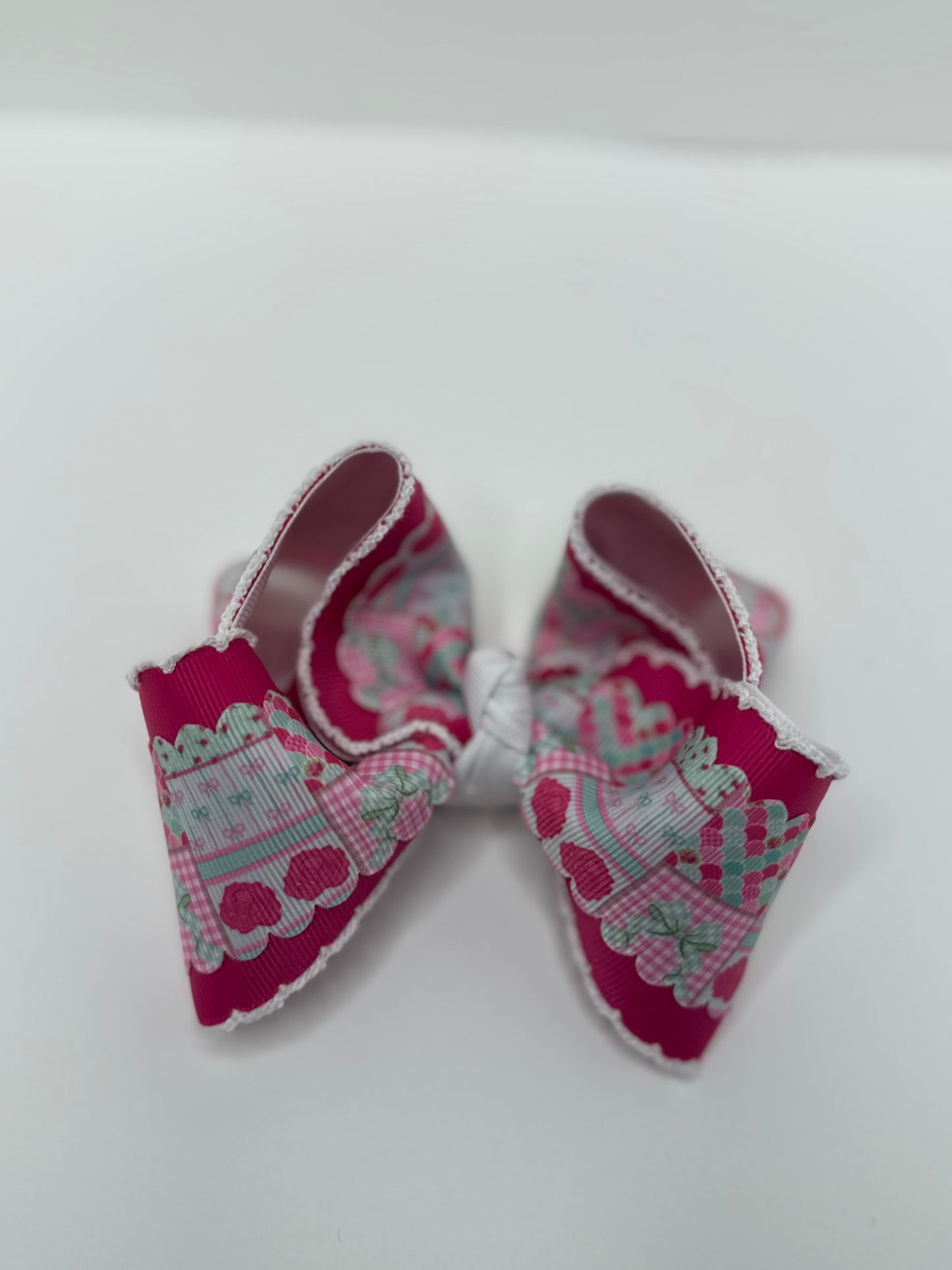 Berry Patchwork - 4 inch Bow