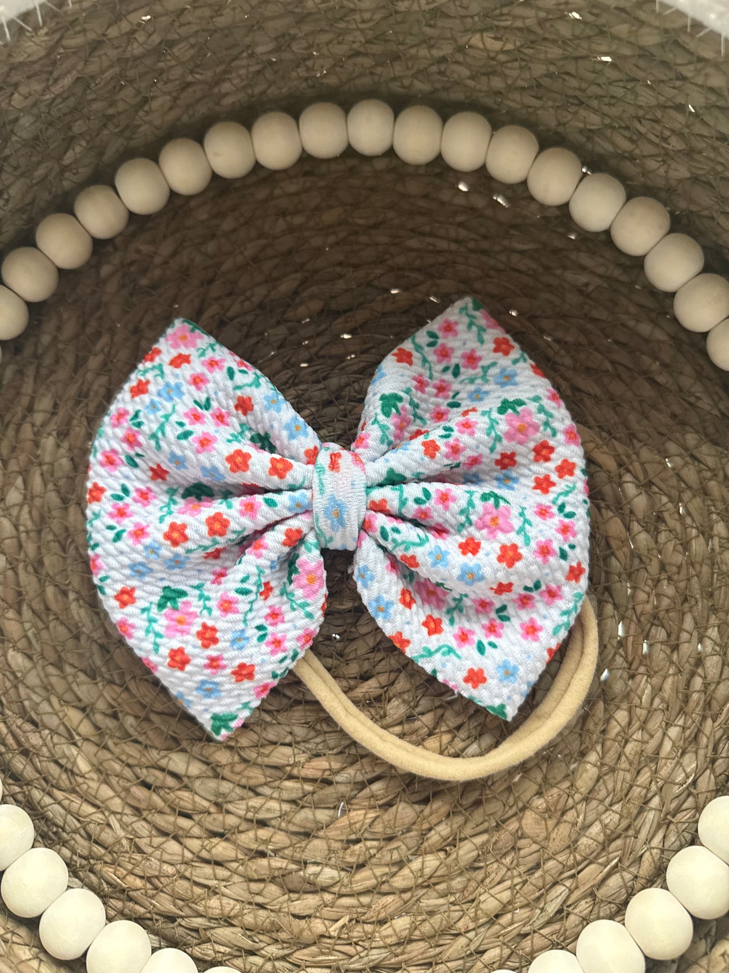 Tiny Wildflowers Bow