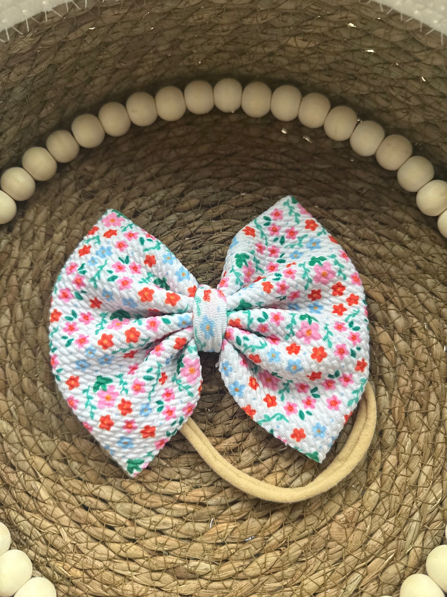 Tiny Wildflowers Bow