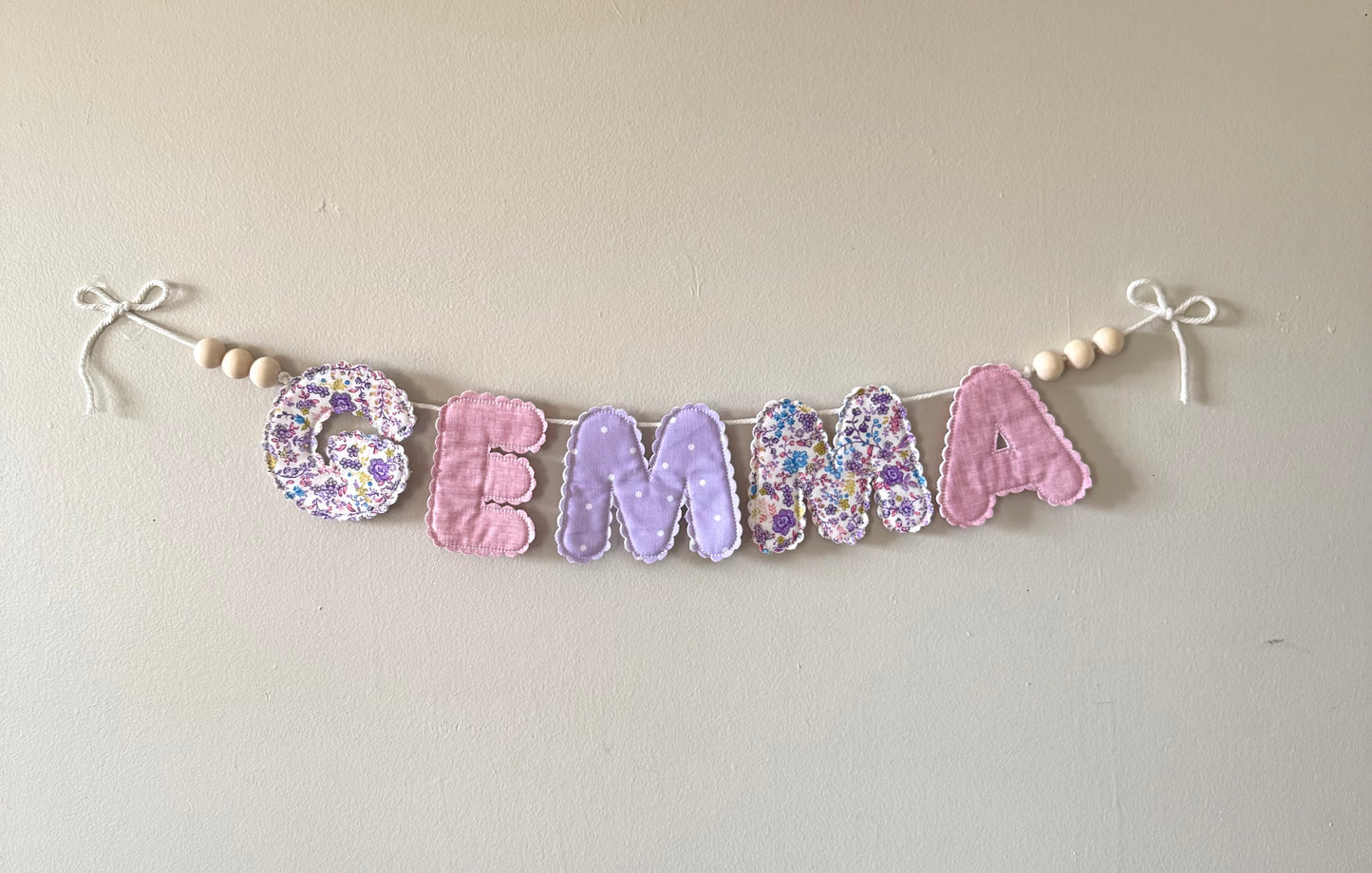 Quilted Name Banners