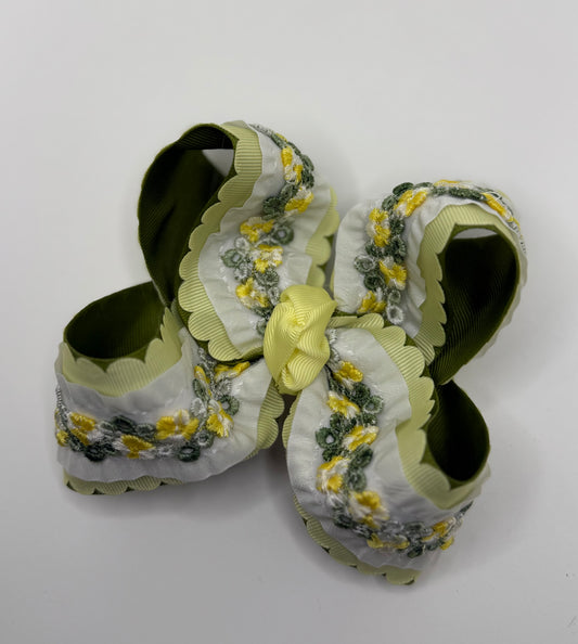 Buttercup Blooms - 5 inch Bow