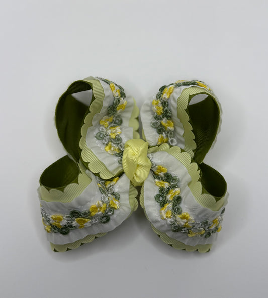 Buttercup Blooms - 5 inch Bow