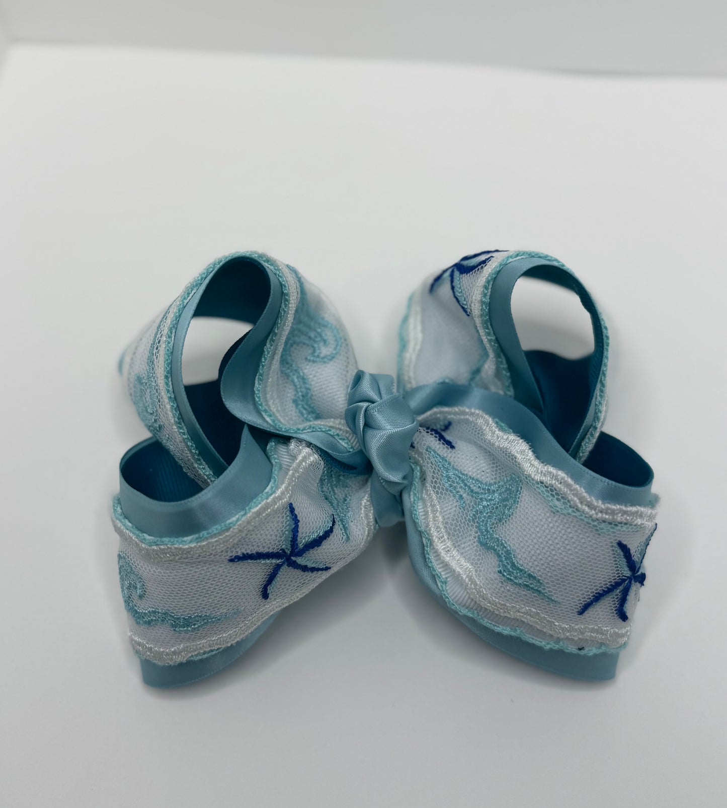 Satin Beach Lace - 5 inch Bow