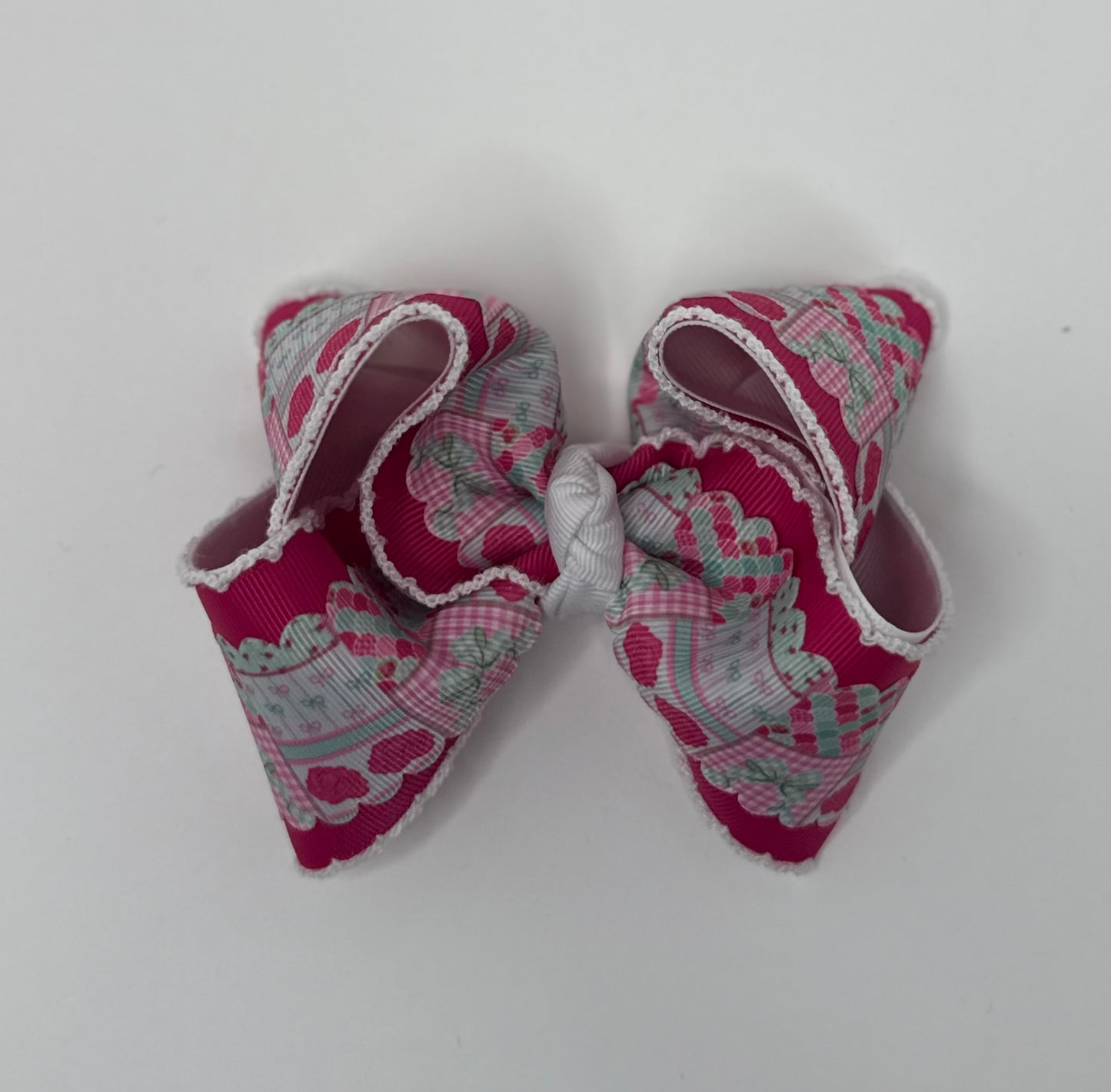 Berry Patchwork - 4 inch Bow